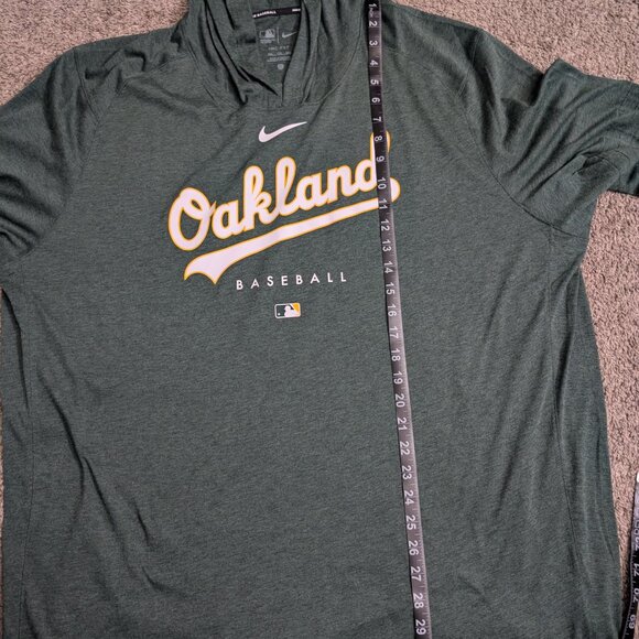Oakland Athletics Nike Green Authentic Collection Early - Picture 3 of 3